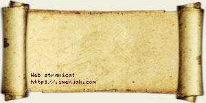 Hristina Sudarac vizit kartica